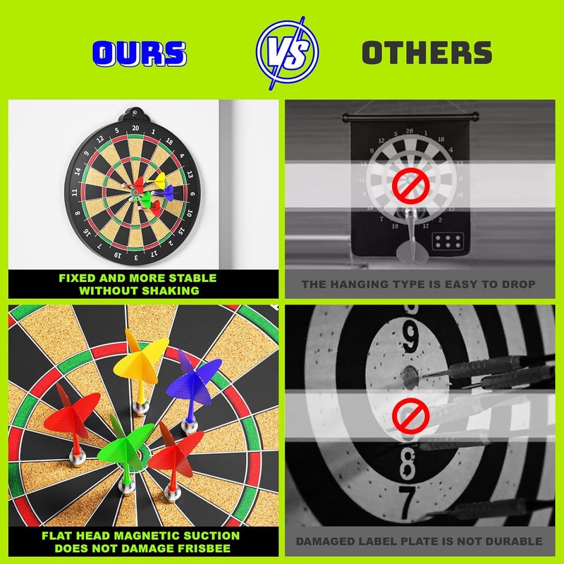 Beayuck Magnetic Dart Board for Kids Indoor Outdoor Kids Games and Party Games, Christmas Birthday Gifts Toys for Boys Age 3-12 - Image 3